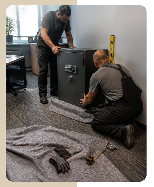 Профессиональная установка сейфа в офисе в Новокубанске